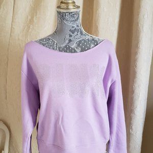 Victoria's secret  off shoulder sweatshirt  Lilac